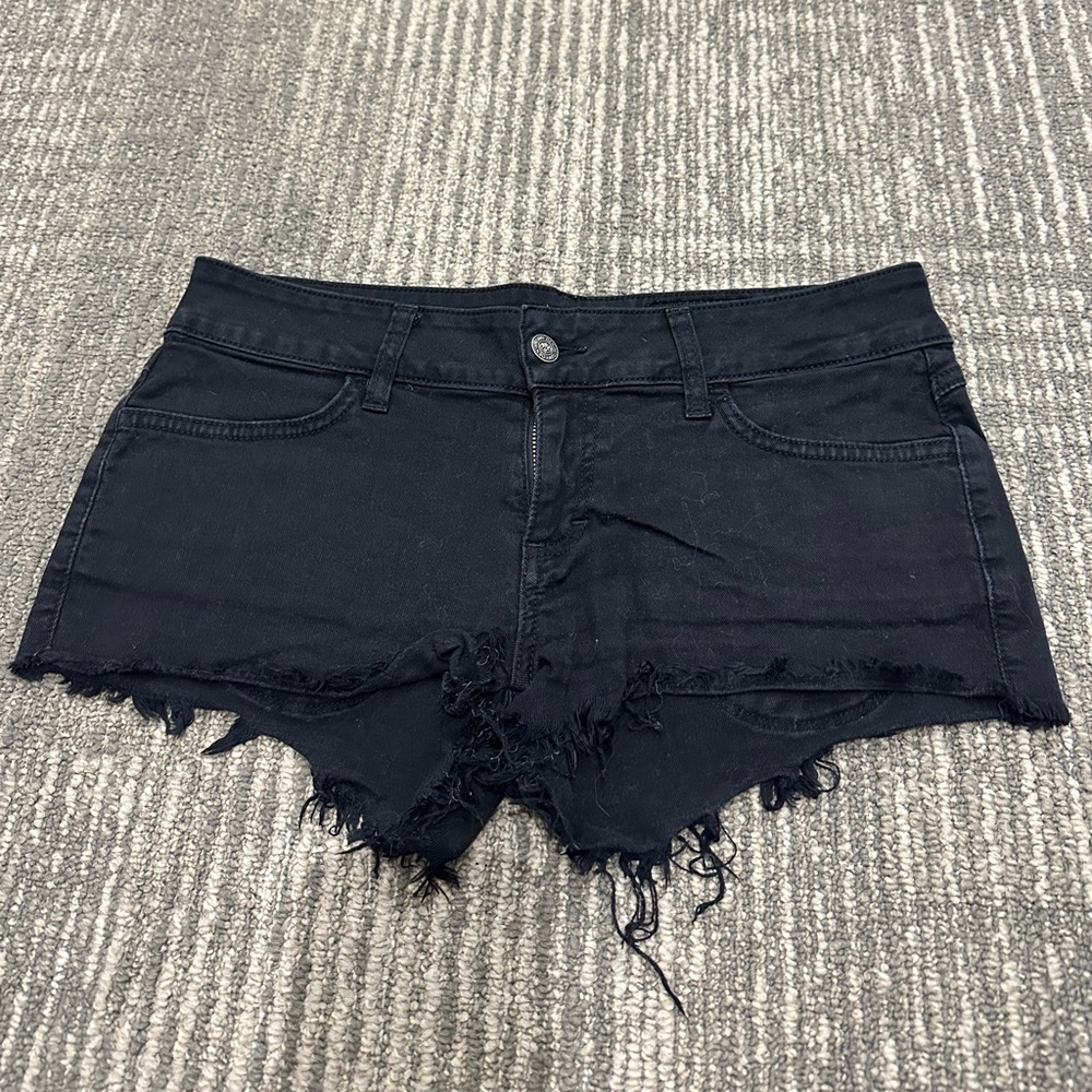 Black Short Shorts Denim- Siwy